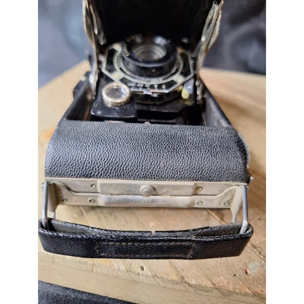 Vintage 1937 Kodak Junior Six-16 Series II Folding Camera Kodak Bimat Lens Black